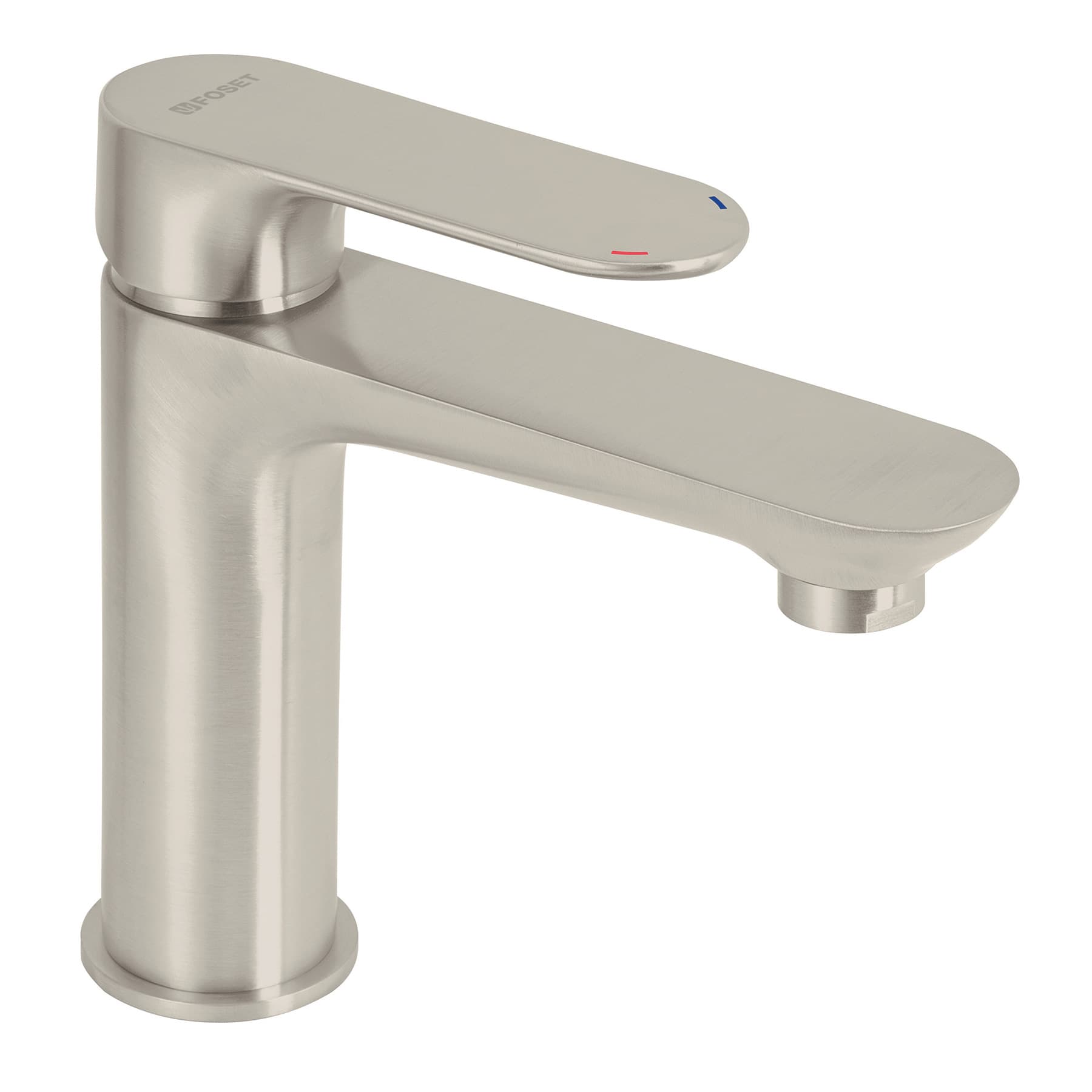Monomando corto para lavabo, satín, FOSET RIVIERA - Imagen 2