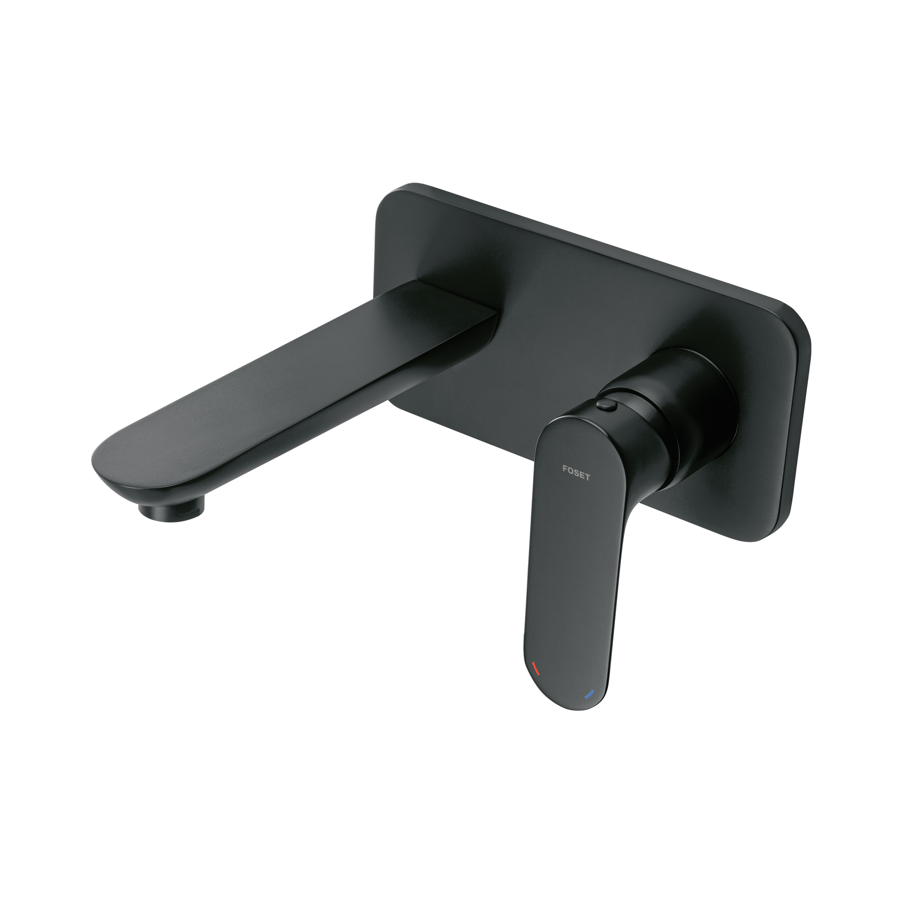 Monomando a pared para lavabo, negro, FOSET RIVIERA - Imagen 2