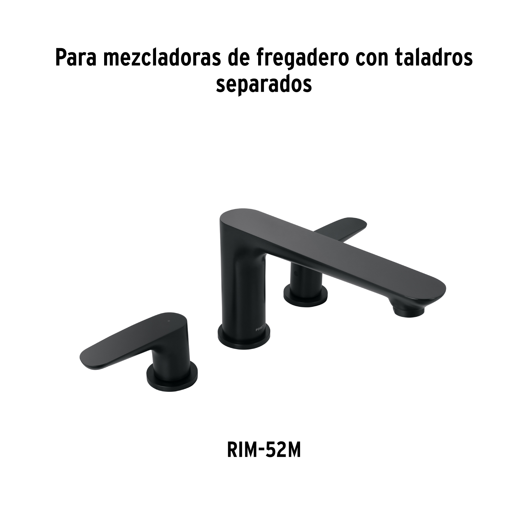Juego manerales palanca para RIM-52M, negro, FOSET RIVIERA - Imagen 4
