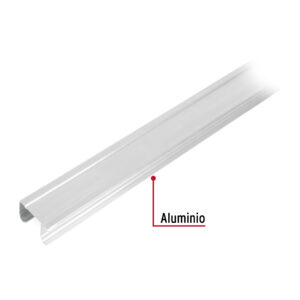 Riel superior 'JJ' de aluminio para puerta corrediza 3 m - Imagen 3
