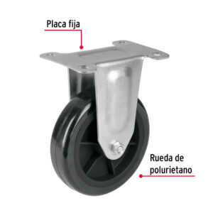 Rodaja de repuesto 5' para DIA-300P, placa fija, FIERO - Imagen 3