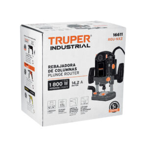 Router (Rebajadora) 1800W, 2-1/2 HP, TRUPER INDUSTRIAL - Imagen 5