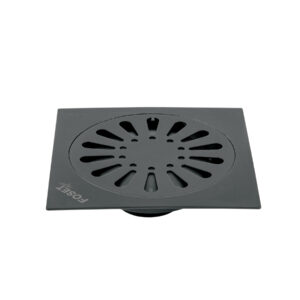 Resumidero cuadrado 6' x 6', acero inoxidable, negro, gota - Imagen 2