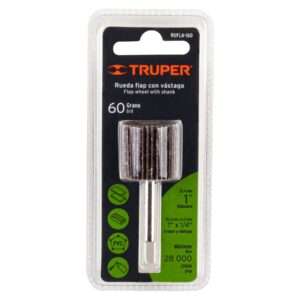 Rueda flap de 1', grano 60, TRUPER - Imagen 4