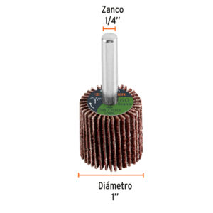Rueda flap de 1', grano 60, TRUPER - Imagen 3