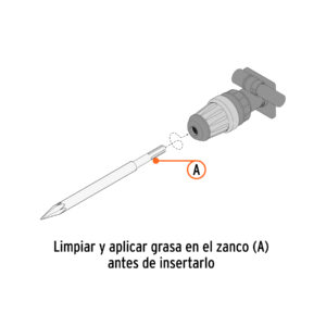Cincel plano grueso SDS Plus 1-1/2' x 10', TRUPER - Imagen 4