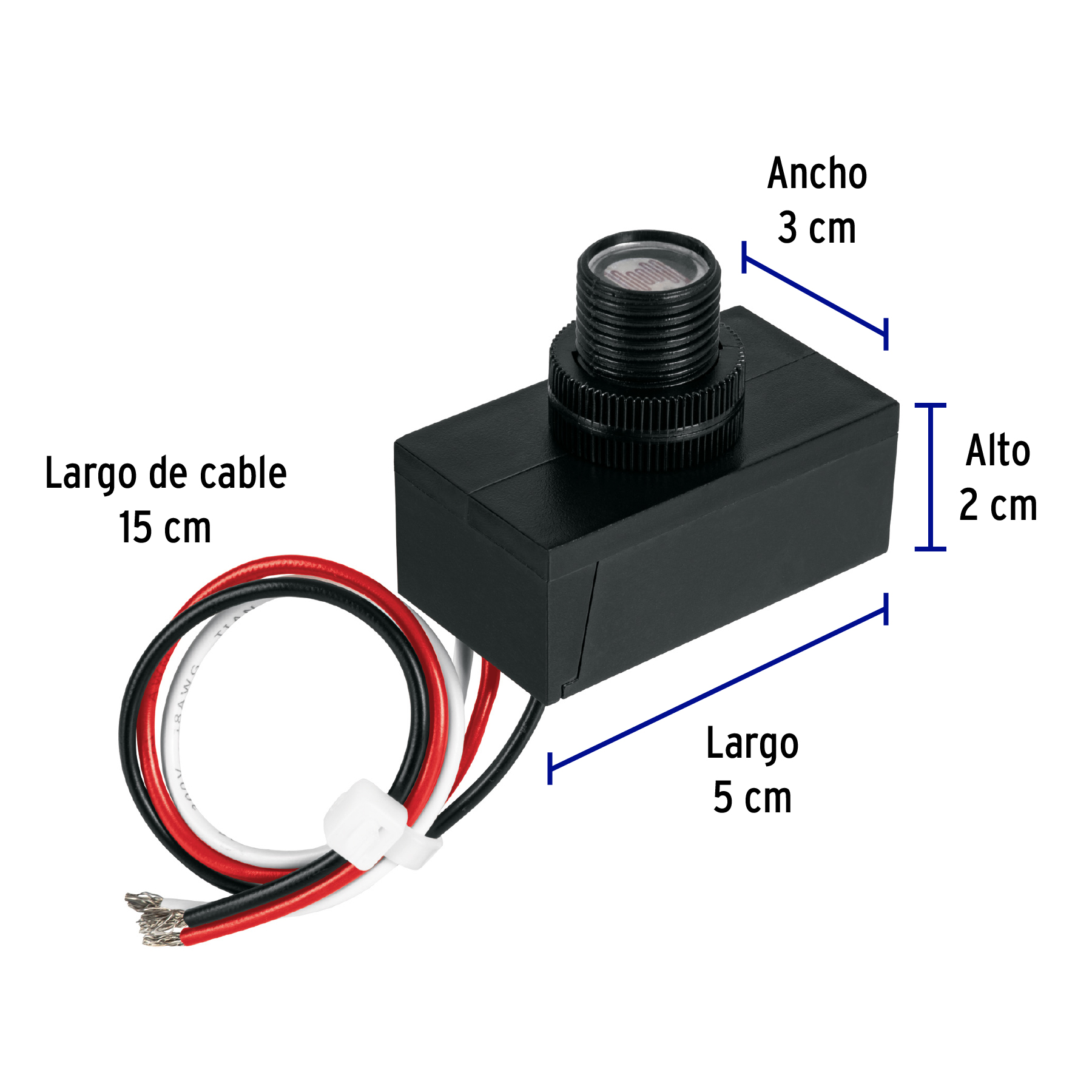 Interruptor fotoeléctrico 127 V, VOLTECK - Imagen 4