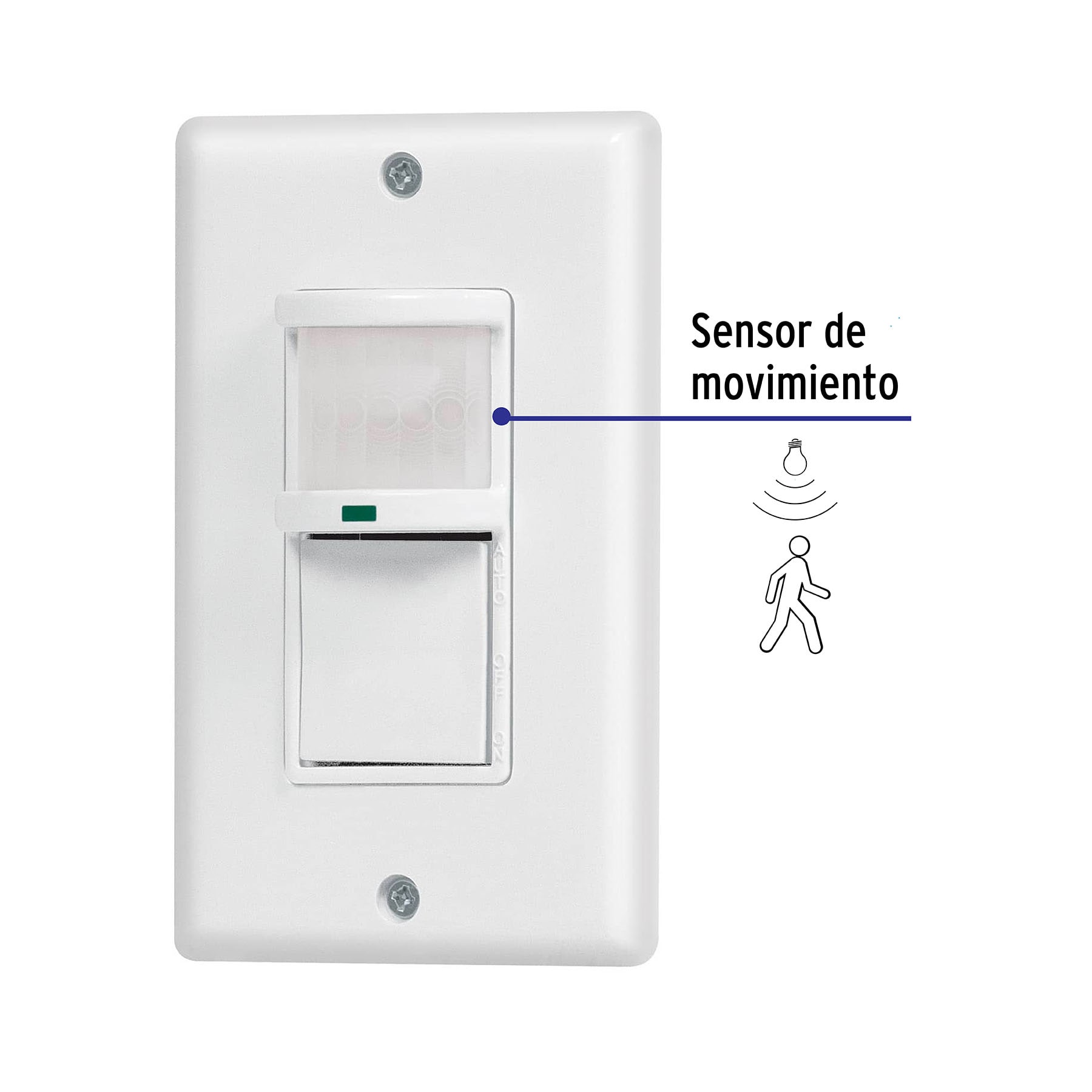 Sensor de movimiento con interruptor de pared, VOLTECK - Imagen 4