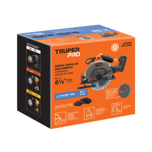 Sierra circular 6-1/2', 20V, 1 batería 4Ah, TRUPER PRO - Imagen 5