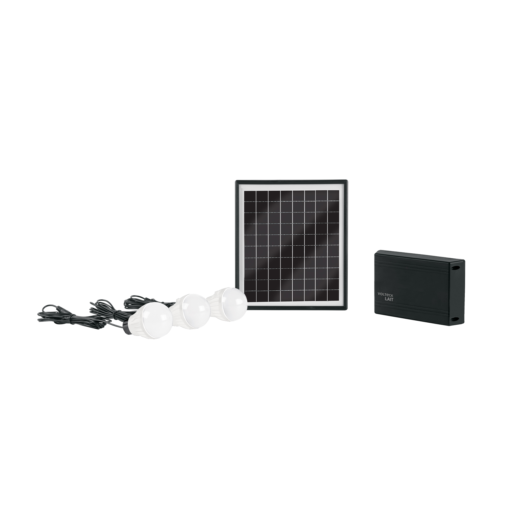 Sistema de iluminación Solar 6 W con 3 lámparas LED, VOLTECK - Imagen 2