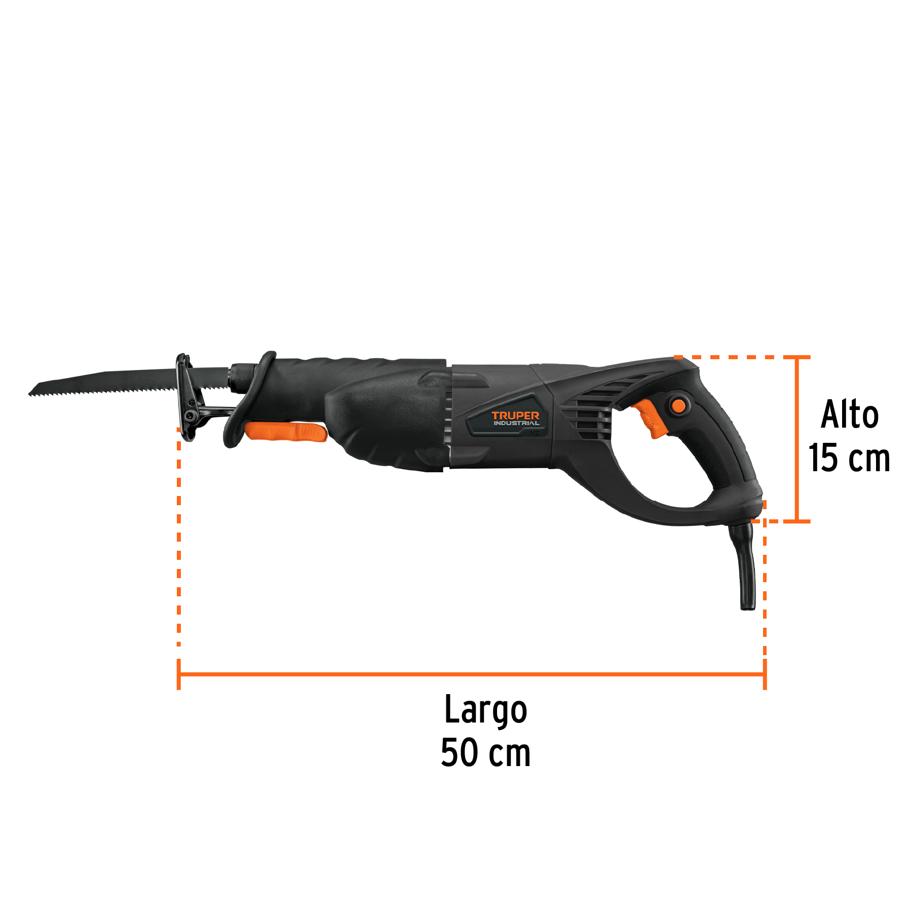 Sierra sable 900W velocidad variable, TRUPER INDUSTRIAL - Imagen 3