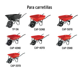 2 soportes calibre 16 para carretilla TP-5N y rojas PRETUL - Imagen 3