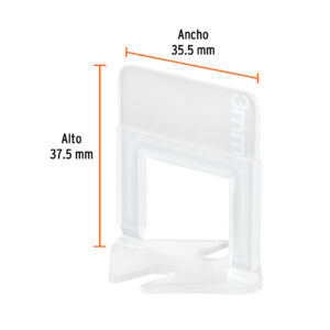 Bolsa con 100 anclas de 3 mm, para nivelación de azulejos - Imagen 4