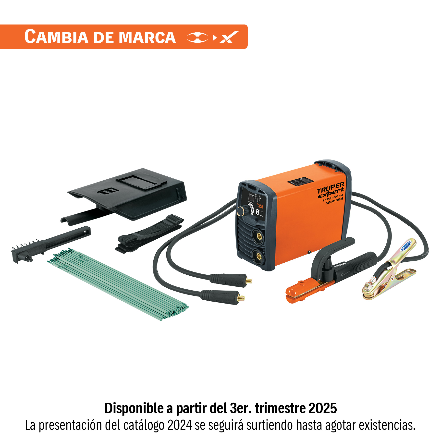 Mini soldadora inversora 100A, 127V, TRUPER EXPERT - Imagen 2
