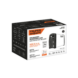 Mini soldadora inversora 100A, 127V, TRUPER EXPERT - Imagen 8