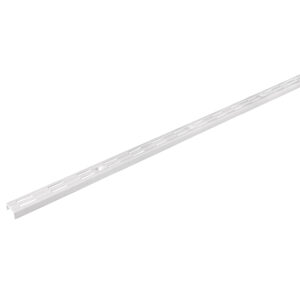 Cremallera doble blanca para ménsulas planas, 1.5m, FIERO - Imagen 2