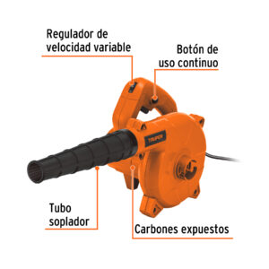 Sopladora/Aspiradora eléctrica 650 W, TRUPER - Imagen 3