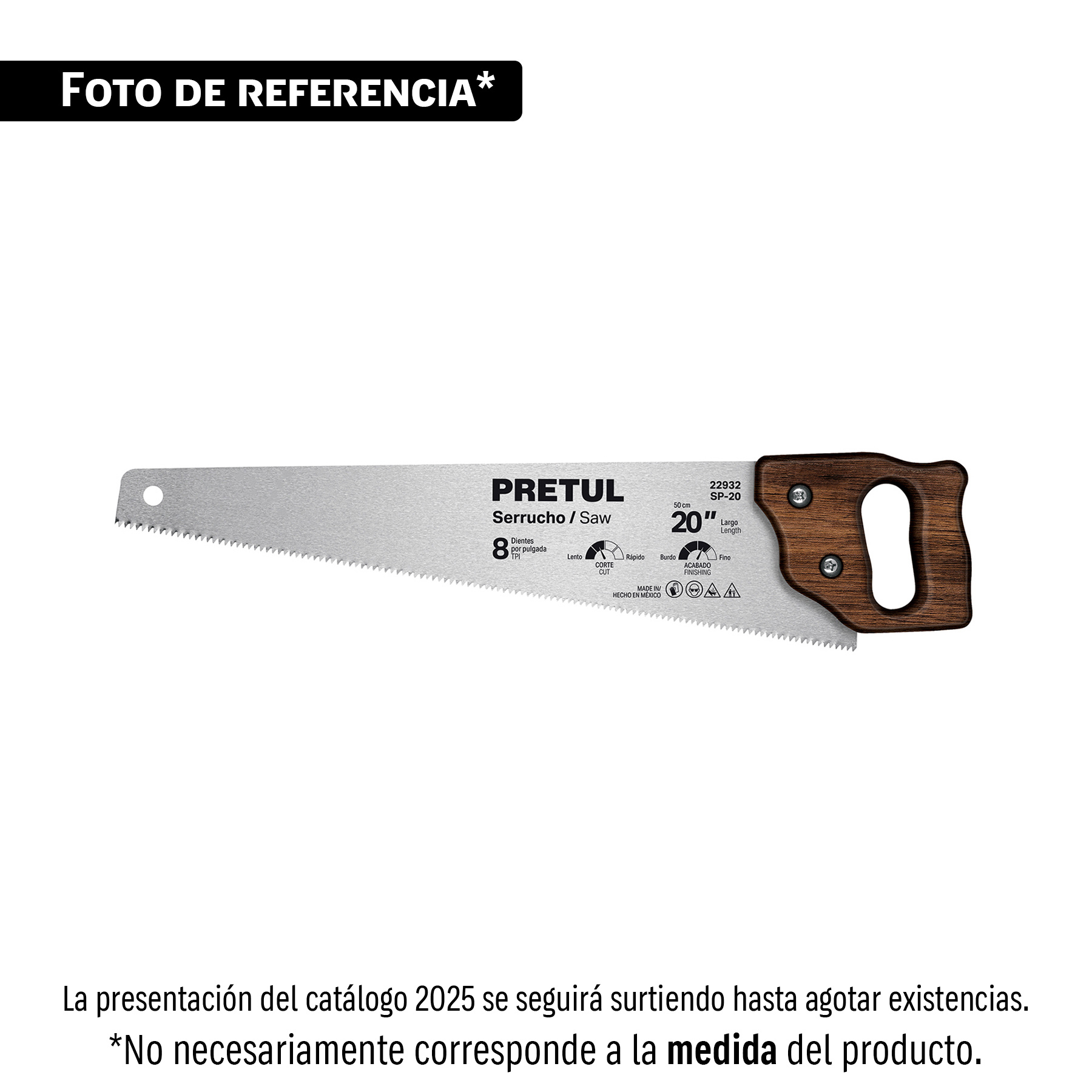 Serrucho 18' PRETUL - Imagen 2