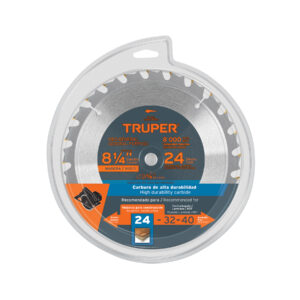 Disco sierra 8-1/4' para madera, 24 dientes centro 5/8' - Imagen 5