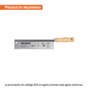 Serrucho tipo marquetero 10', 12 DPP, TRUPER - Imagen 2