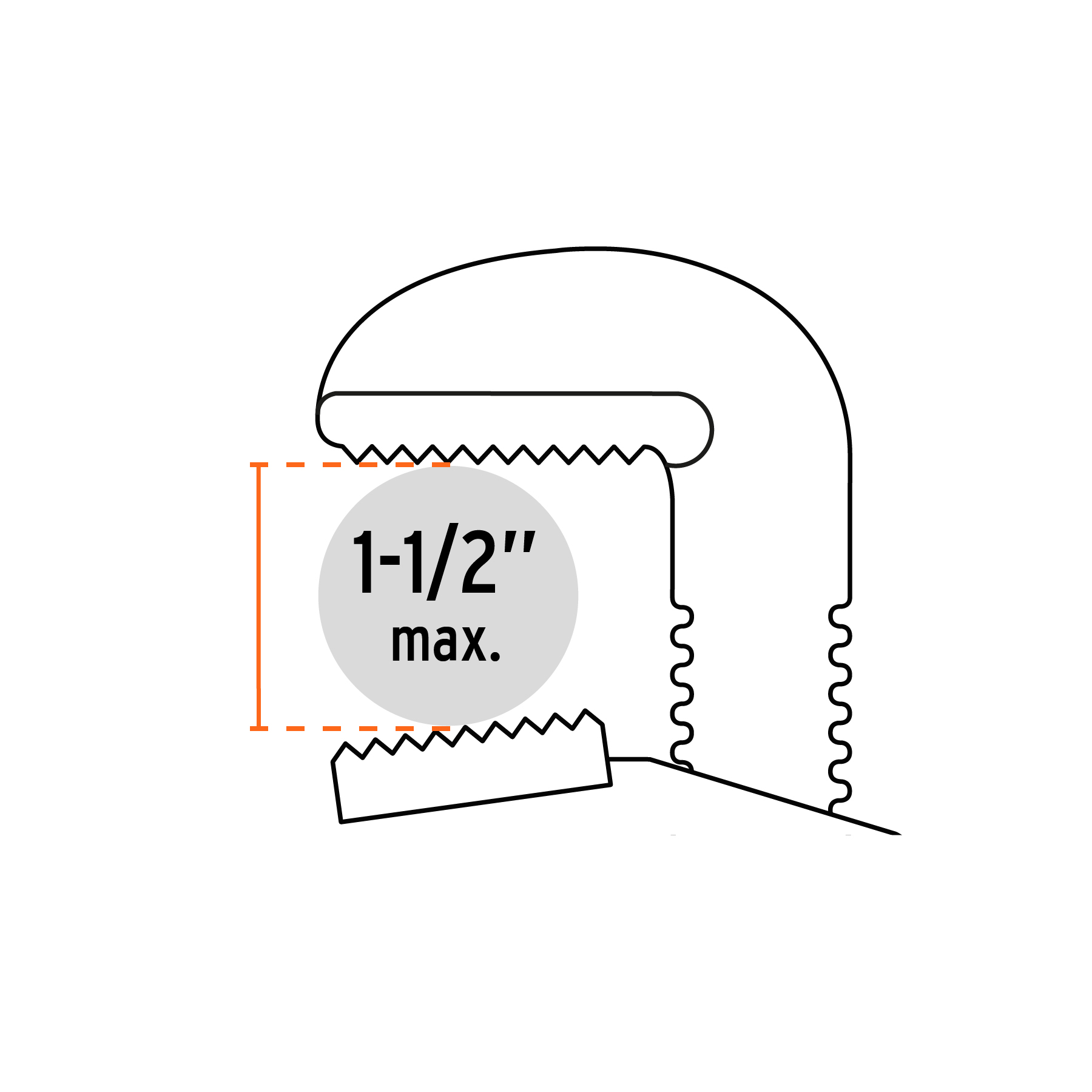 Llave stilson 14' cuerpo de aluminio, TRUPER - Imagen 4