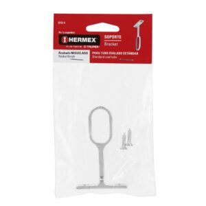 Soporte central para tubo ovalado de clóset, HERMEX - Imagen 6