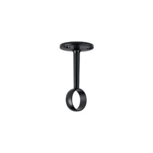 Alternative view of Soporte negro para tubo redondo de closet, HERMEX