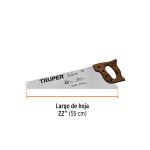 Serrucho 22' Selecto, 7 DPP, TRUPER - Imagen 4