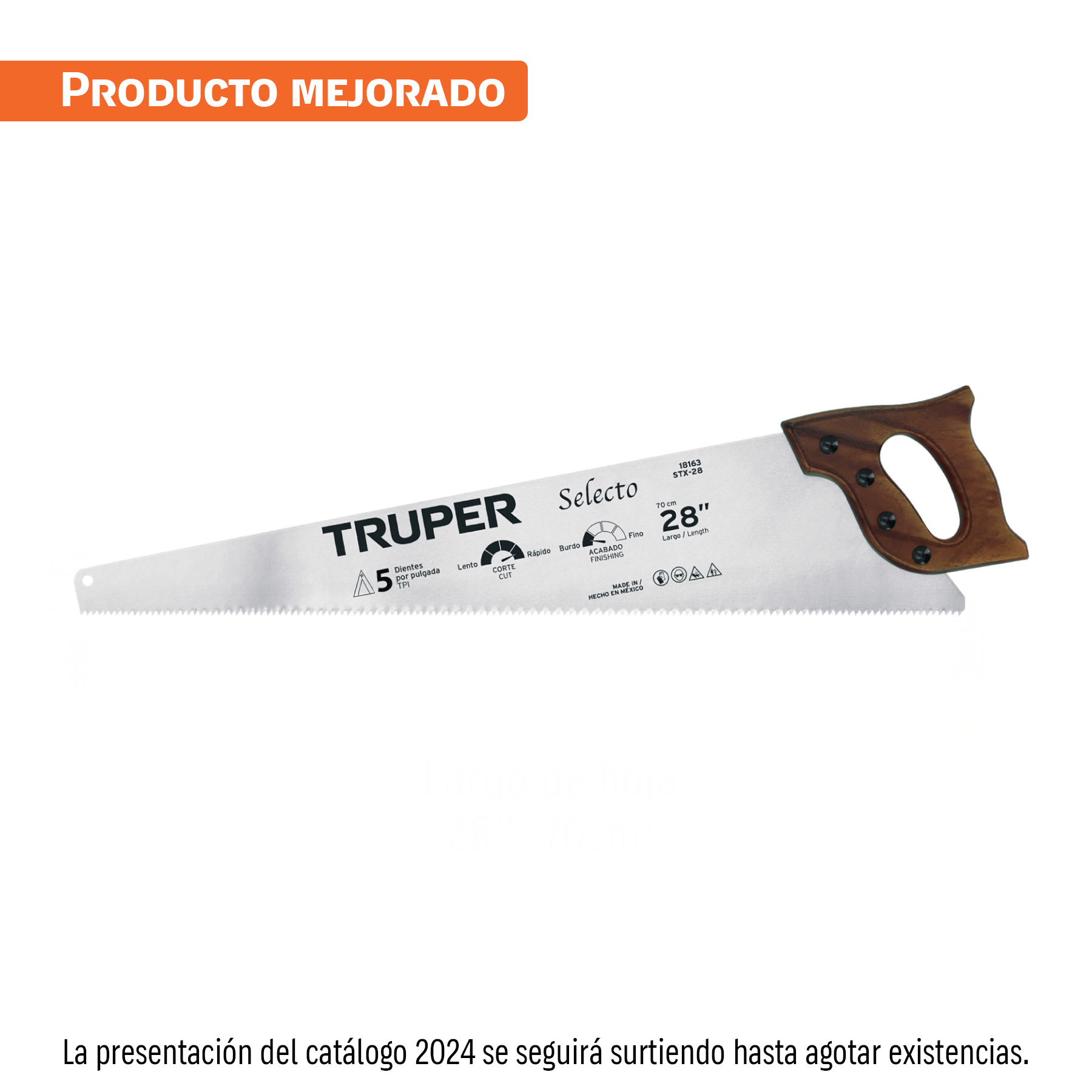 Serrucho 28', Selecto, 5 DPP, TRUPER - Imagen 2