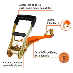 Sujetador con matraca carga máxima 5000 kg, TRUPER - Imagen 4