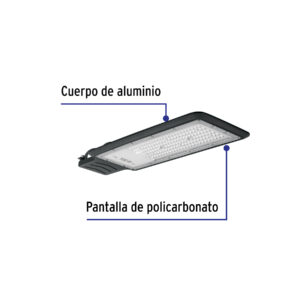 Luminario suburbano LED 100 W 6500 K, VOLTECK BASIC - Imagen 3