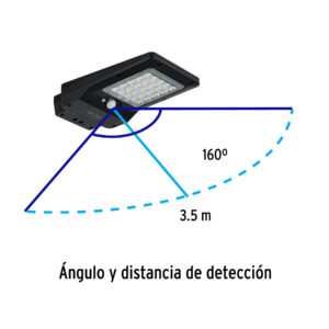 Luminario suburbano solar LED 4 W 6500 K con sensor de luz - Imagen 5