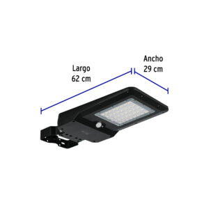Luminario suburbano solar LED 15 W 6500 K con sensor de luz - Imagen 4