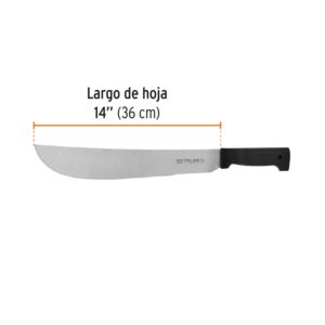 Machete estándar 14' cacha negra inyectada, TRUPER - Imagen 4