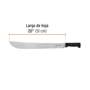 Machete estándar 20' cacha negra inyectada, TRUPER - Imagen 4