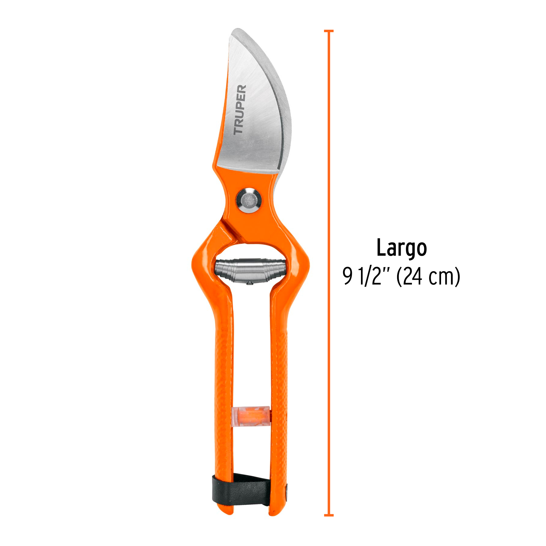Tijera para poda 9-1/2' forjada cuchilla de paso, TRUPER - Imagen 4