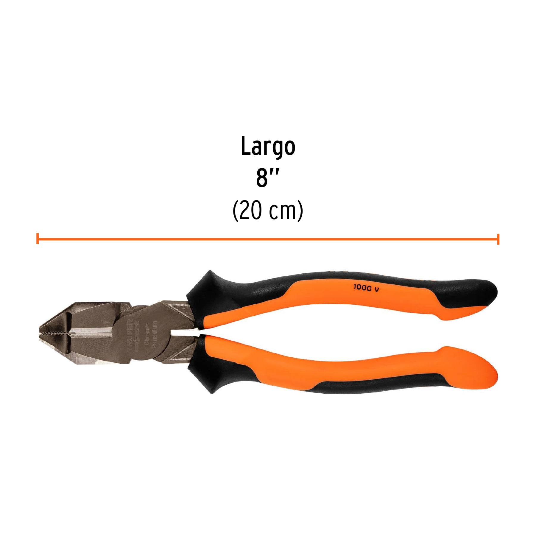 Pinza electricista 8' uso rudo, alta palanca, Comfort Grip - Imagen 4
