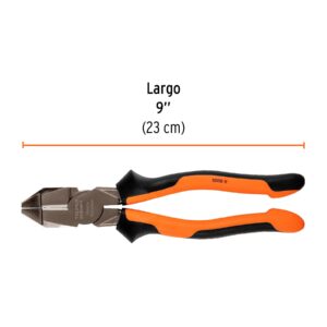 Pinza electricista 9' uso rudo, alta palanca, Comfort Grip - Imagen 4
