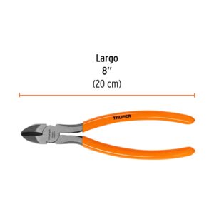 Pinza de corte diagonal 8' mango de PVC, TRUPER - Imagen 4