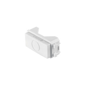 Módulo (tapón) ciego, línea Italiana, color blanco, VOLTECK - Imagen 2