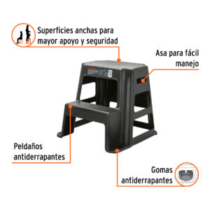 Taburete de 2 peldaños, TRUPER - Imagen 3