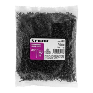 Bolsa con 1 kg de tachuelas pavonadas No. 3, FIERO - Imagen 5