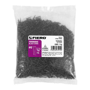 Bolsa con 1 kg de tachuelas pavonadas No. 6, FIERO - Imagen 5