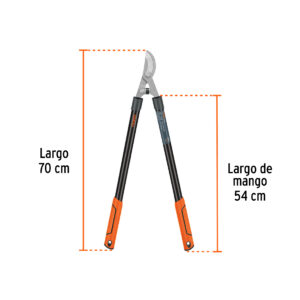 Tijera para ramas 70 cm, Classic, mangos tubulares, TRUPER - Imagen 4