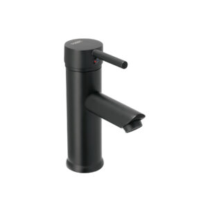 Monomando corto negro para lavabo, FOSET TÚBIG