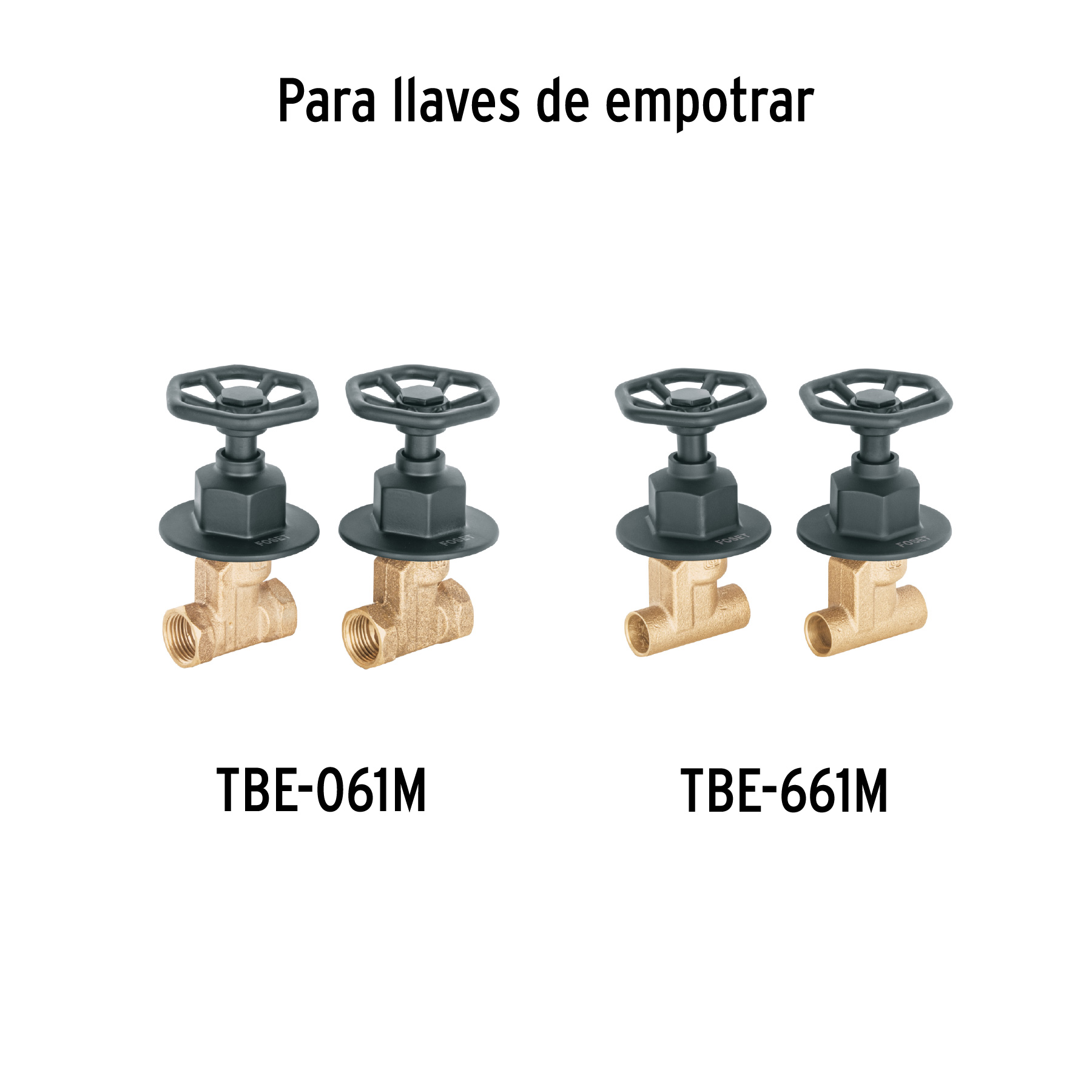 Juego de 2 manerales para regadera, volante, negro, TÚBIG - Imagen 5