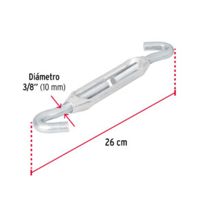 Tensor zinc 3/8' gancho-gancho, FIERO - Imagen 4