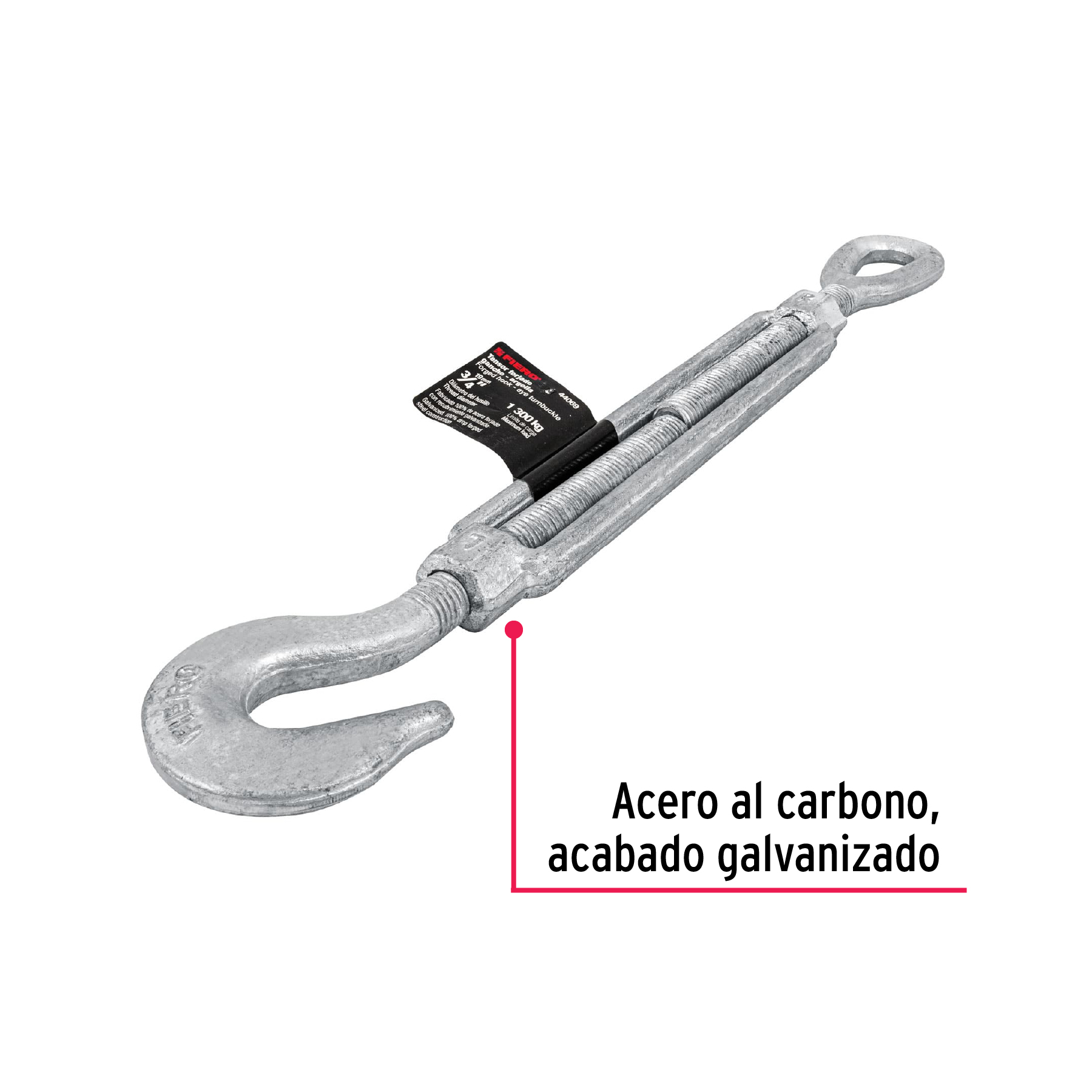Tensor forjado 3/4' ojo-gancho, FIERO - Imagen 3
