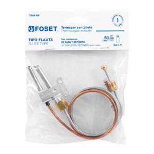 Termopar tipo flauta, 60 cm, FOSET - Imagen 4