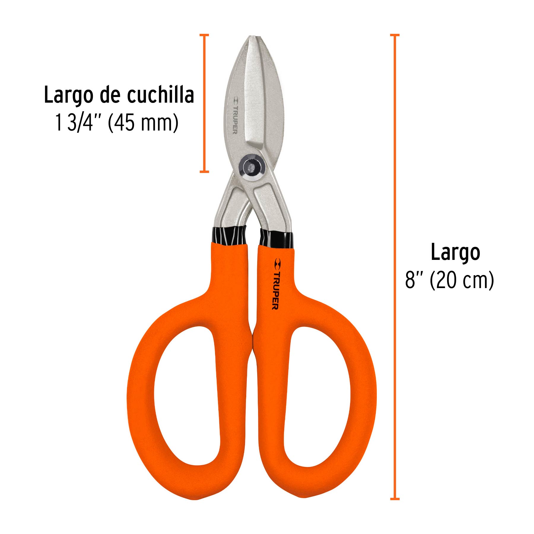Tijera para hojalatero 8', TRUPER - Imagen 4